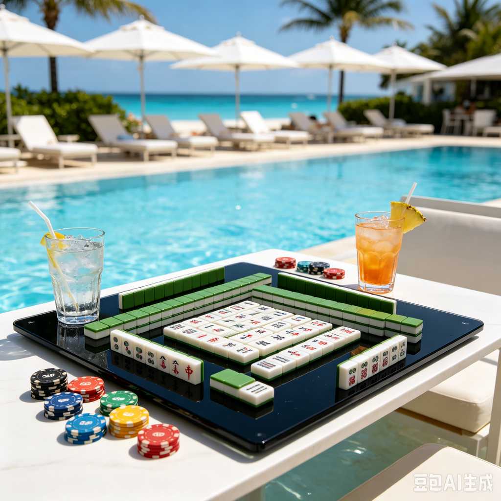 travel mahjong table mat set