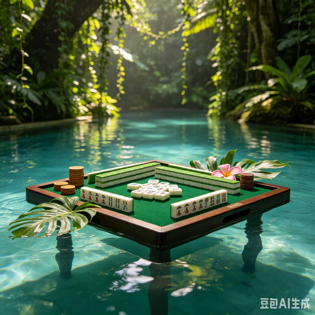 bamboo wood mahjong set