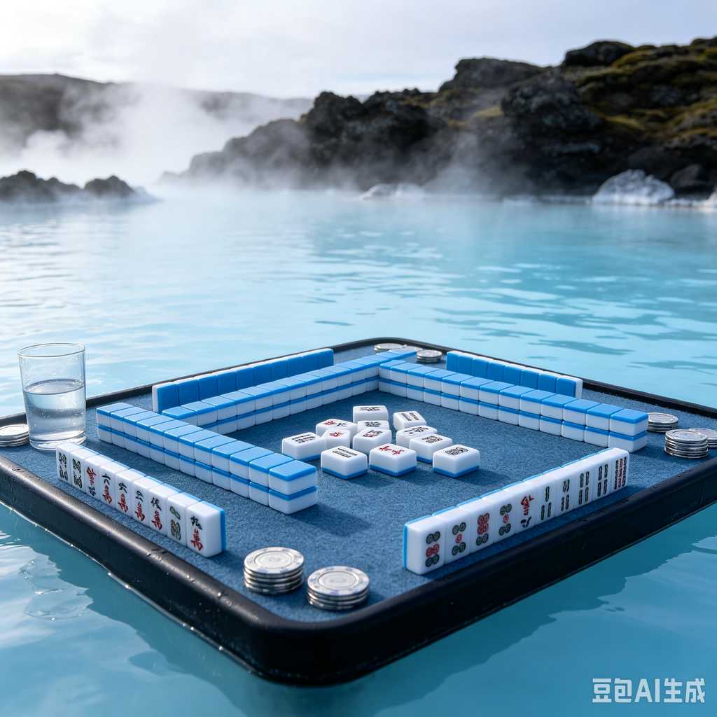 modern text mahjong tiles